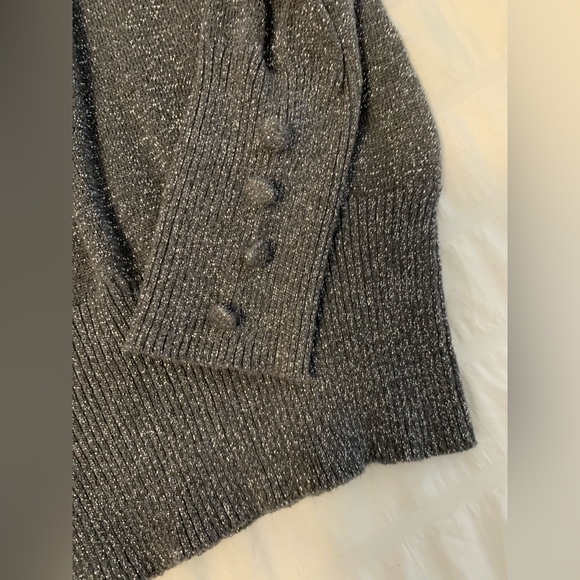 Cupio Gray and Silver Turtle Neck Sweater - Picture 6 of 16
